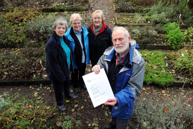 Bede's World Herb Garden volunteers Ian Jones, Pat Kerr, Barbara Stocker and Brenda Fraser were award winners in 2014.