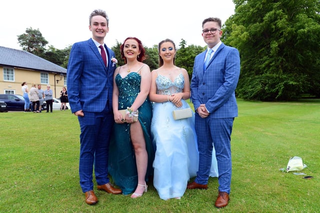 Two more couples at Manor Community Academy's prom at Hardwick Hall. Picture by FRANK REID