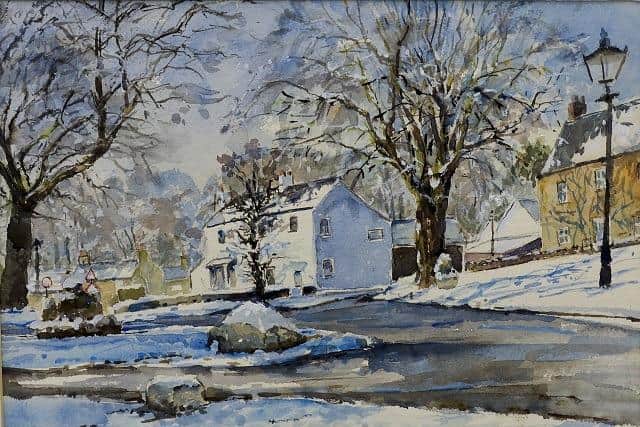 ‘Elwick Village in Winter’ by Audrey Lavelle.