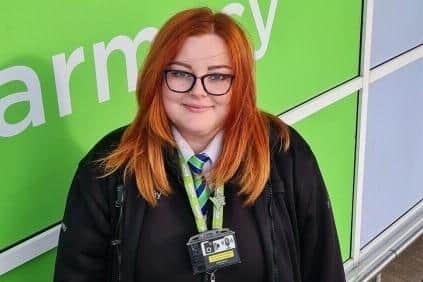 Beth Tate has worked at the ASDA store, in Hartelpool's Marina Way, for 10 years./Photo: ASDA