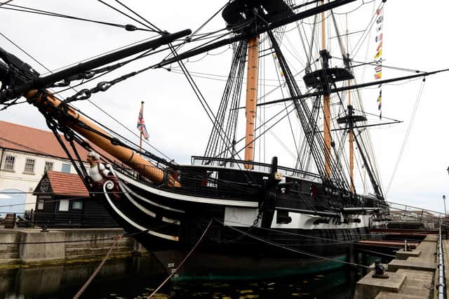 HMS Trincomalee which has re-opened to the public along with the rest of the National Museum of the Royal Navy Hartlepool.