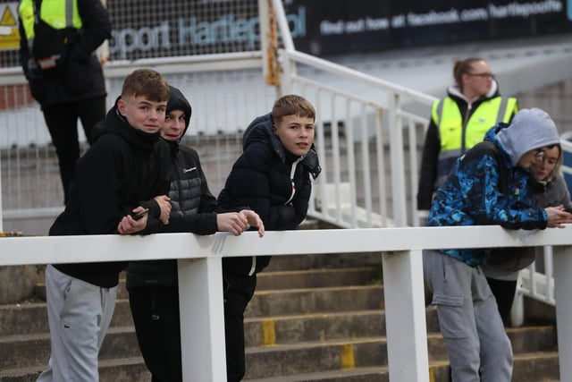HUFC supporters arrive at the Suit Direct Stadium and take up their spots ahead of clash with Mansfield Town (Credit: Mark Fletcher | MI News)
