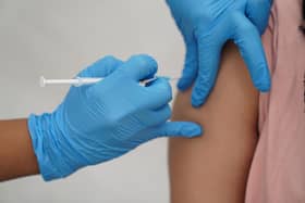 File photo dated 31/07/21 of a person receiving a Covid-19 jab. More than a million people in England have only had one Covid-19 vaccine, the NHS has said as it encouraged people to come forward for their second jab.