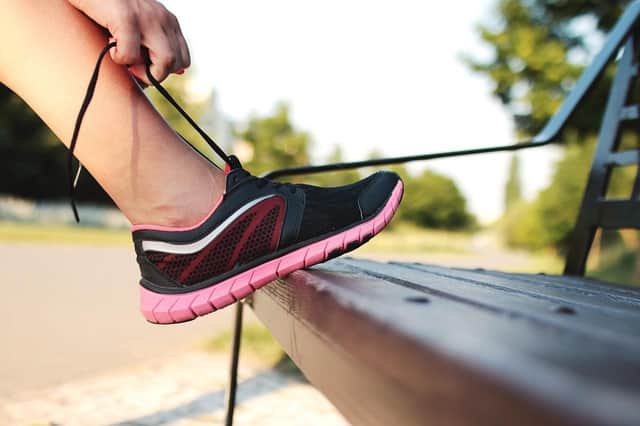 “The most important thing when doing any exercise is footwear. Trainers don’t need to be expensive, but don’t underestimate the importance of a decent pair of running or walking shoes."