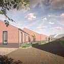 What new bungalows in Dumfries Road, Hartlepool could look like. Rendered by BDN (Building Design Northern).