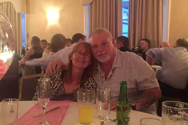 A recent picture of Mick Sorby with his  wife Pat.