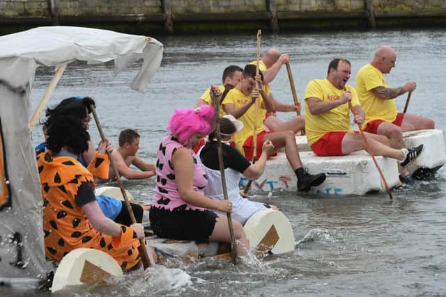 Last year's Hartlepool Carnival Raft Race.
