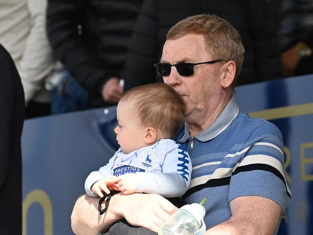 Can you spot yourself or anyone you know in our gallery of fan photos as Pools dented Rochdale's National League title hopes over the Easter weekend?