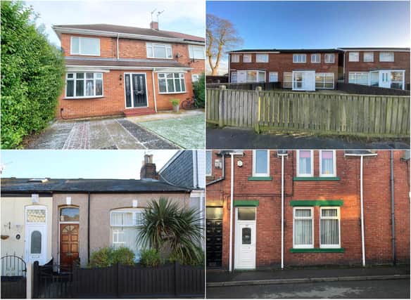 Sunderland's top four properties./ Photo: Zoopla