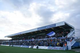 General view during the FA Cup match between Hartlepool United and Wycombe Wanderers at Victoria Park, Hartlepool on Saturday 6th November 2021. (Credit: Will Matthews | MI News)