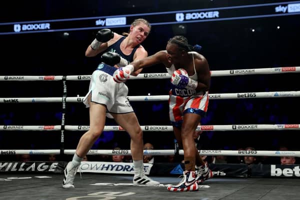 Savannah Marshall and Claressa Shields put on a blockbuster event at London's O2 Arena. (Photo by James Chance/Getty Images)