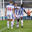 Mouhamed Niang impressed in Hartlepool United's pre-season friendly with Blackburn Rovers. Picture by FRANK REID