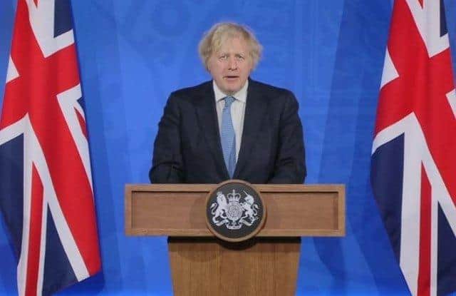 Prime Minister Boris Johnson confirmed the lifting of most Covid restrictions from Monday, July 19. Picture: PA Video/PA Wire