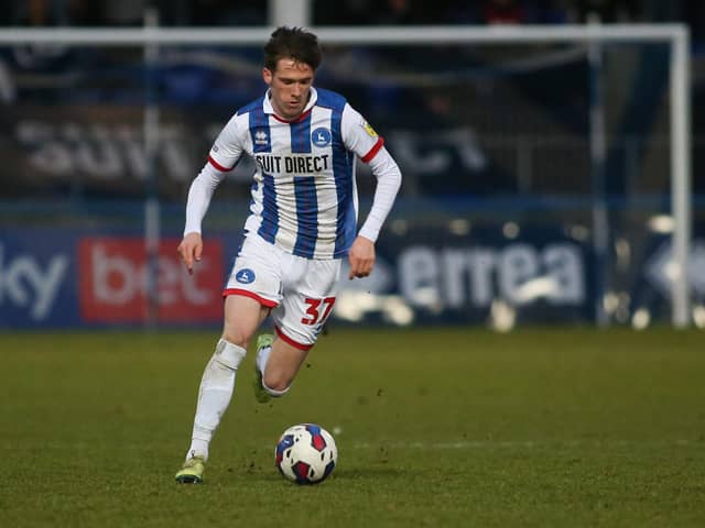 Dan Dodds has made a bright start to his Hartlepool United career. (Credit: Michael Driver | MI News)