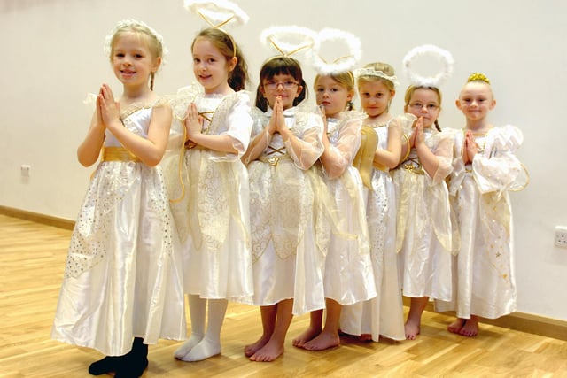 A lovely photo from the school Nativity 11 years ago.