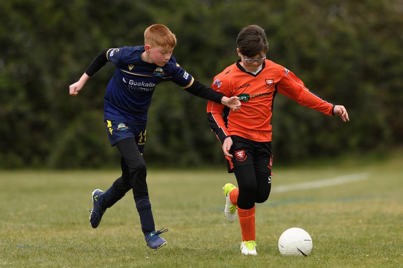 Pictured is: AFC Portchester Royals U11s v Gosport Borough Yellows U11s

Picture: Keith Woodland (100420-449)