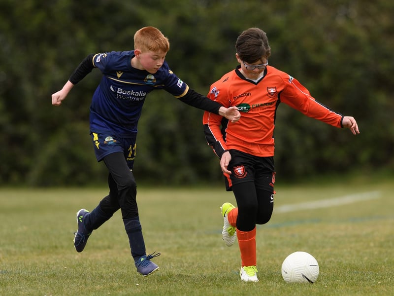 Pictured is: AFC Portchester Royals U11s v Gosport Borough Yellows U11sPicture: Keith Woodland (100420-449)