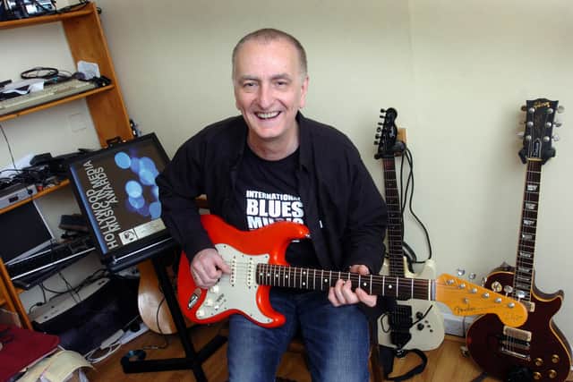 Award-winning blues guitarist Trevor Sewell. Picture by Peter Berry.