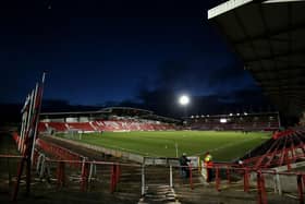 Wrexham's Racecourse Ground (Photo by Lewis Storey/Getty Images)
