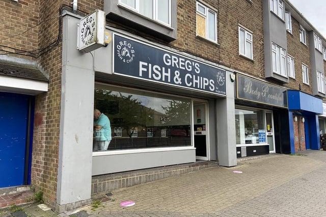 Greg's Fish and Chips scored 4.6 out of five based on 72 reviews.