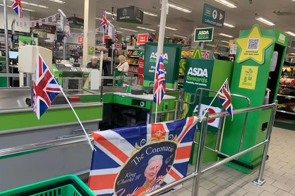 Asda pulls out all the stops give this particular branch that regal touch.