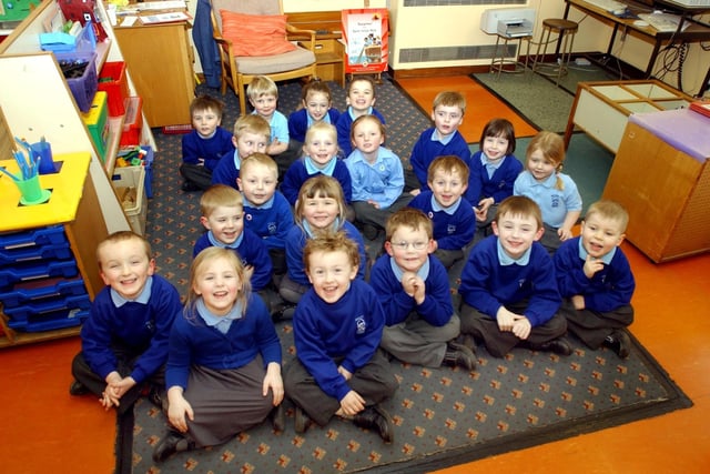 That special first photo for these pupils at West Park Primary in January 2004.