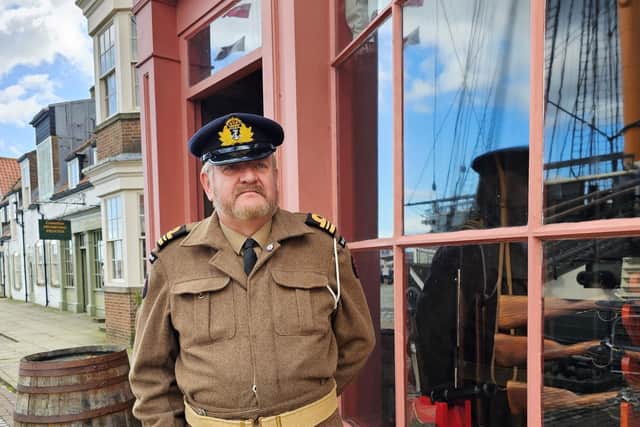 The Second World War meets the Napoleonic era at the National Museum of the Royal Navy Hartlepool during the 1940s weekend./Photo: National Museum of the Royal Navy