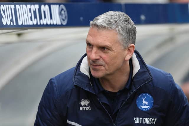Hartlepool United manager John Askey was left surprised by his side's performance in their defeat to Crawley Town. (Photo: Mark Fletcher | MI News)