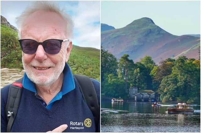 Hartlepool Rotarian Dave Barker completed a sponsored walk in the Lake District.