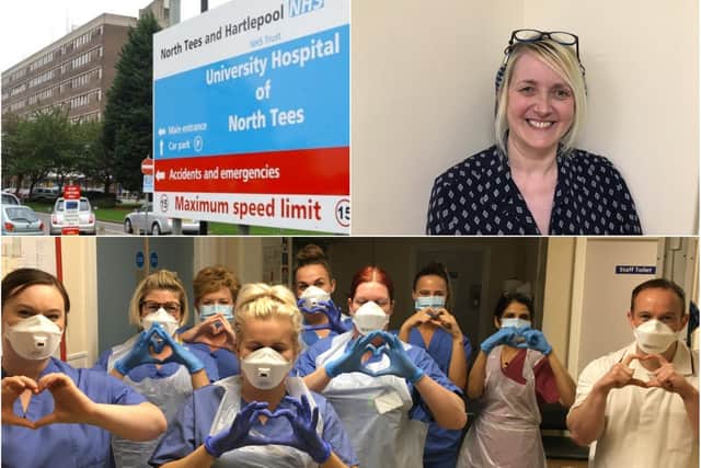 Cath Ruocco has spoken of being ‘surrounded by an invisible killer’ and of the inspirational team at the University Hospital of North Tees who are doing their utmost to help every patient with Covid-19.