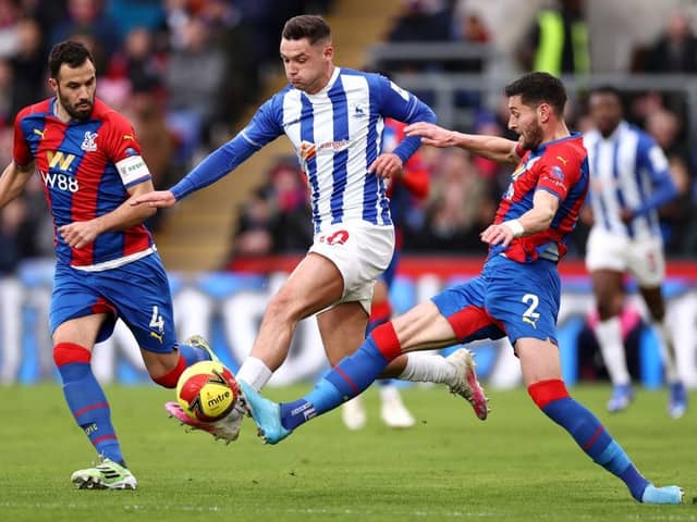 Hartlepool United star Luke Molyneux in action against Crystal Palace. (Photo by Ryan Pierse/Getty Images)