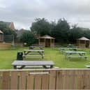 The grassed area at the Raby Arms offers 32 tables in total/Photo: Raby Arms Facebook