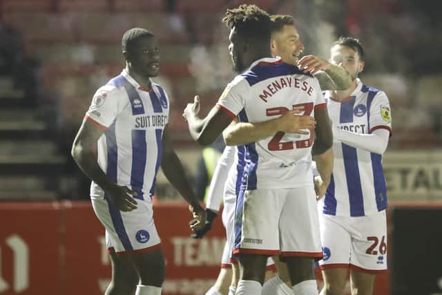 Hartlepool United are going in search of back-to-back wins when they face Rochdale after beating Crawley Town last time out. (Credit: Tom West | MI News)
