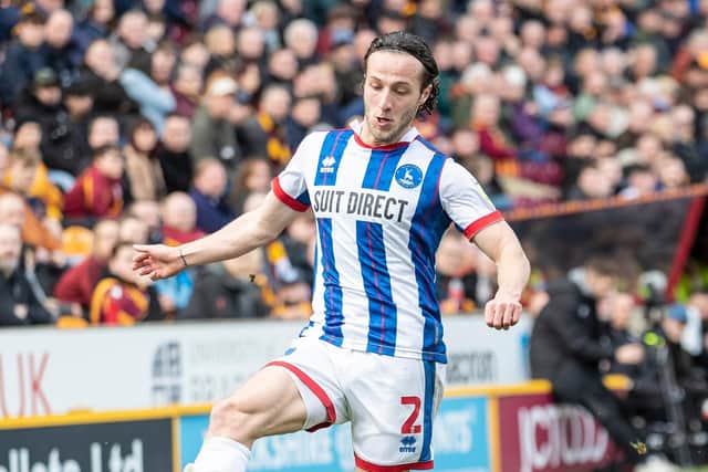 Jamie Sterry is out of contract in the summer with Hartlepool United and as such would be impacted by the new non-league contracts if Pools were to suffer relegation. (Photo: Mike Morese | MI News)