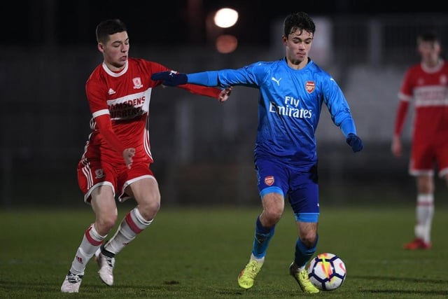 The 21-year-old striker has had loan spells with MK Dons, Crewe Alexandra and Tranmere Rovers in recent seasons.  (Photo by David Price/Arsenal FC via Getty Images)