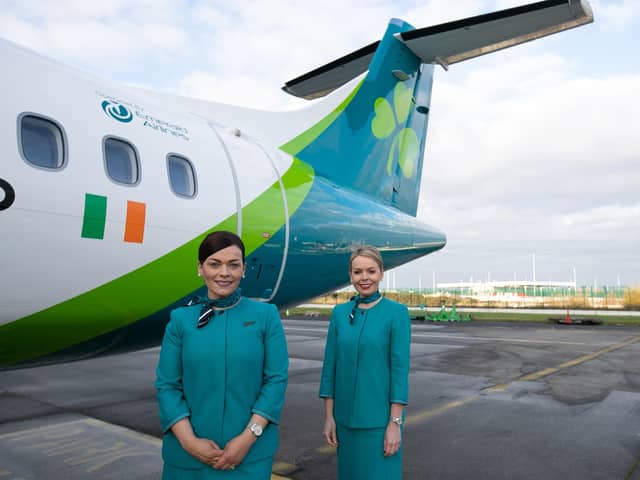Aer Lingus is welcoming passengers on new flights between Newcastle and Dublin.