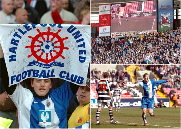 Just some of our images from Hartlepool United's great win at Darlington in March 2007.
