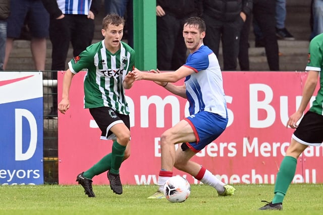 Played the second 45 at Blyth at full-back and showed his attacking capabilities when setting up an opportunity for Joe Grey. Was accomplished in the first half at Redcar as a third centre-back, again offering plenty in attack, to demonstrate his versatility. Picture by FRANK REID