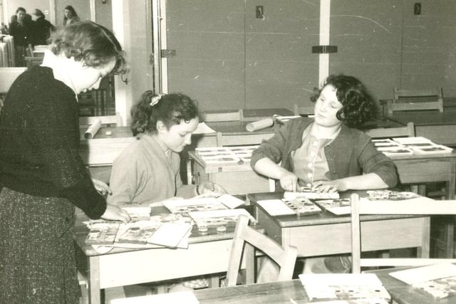 A 1960s craft class at Brierton School. Photo: Hartlepool Museum Service.
