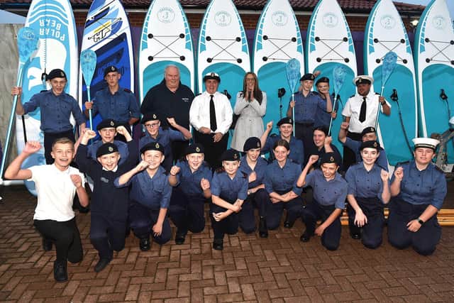 Members of Hartlepool Sea Cadets, in Middleton Road, Hartlepool.