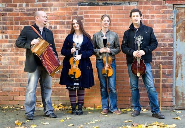 The Melrose Quartet from Sheffield will perform on stage in the Town Square.