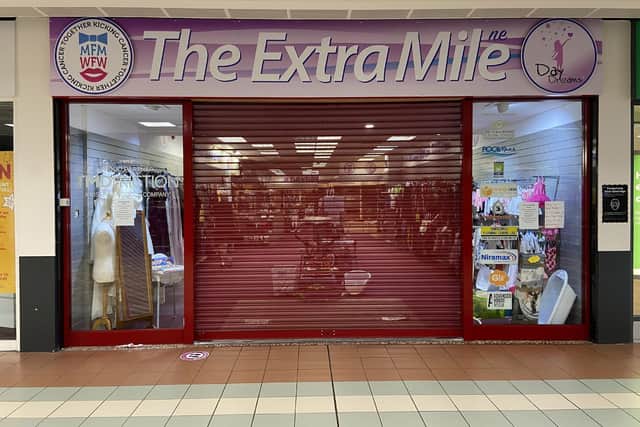 The Extra Mile Charity Shop, Middleton Grange Shopping Centre.