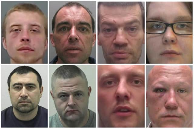Just some of the East Durham criminals to have received lengthy jail terms during 2022.