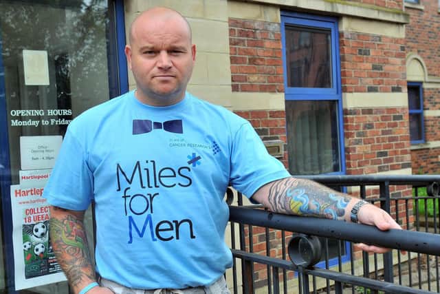 Micky Day in 2012, the year he launched the first Miles for Men run.