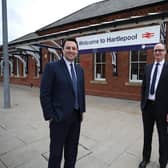 From left, Tees Valley Mayor Ben Houchen and Hartlepool Borough Council leader Councillor Shane Moore.