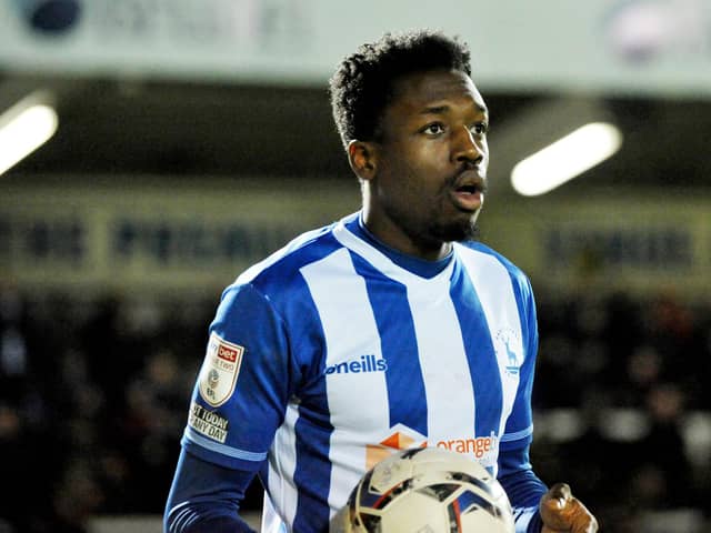 Hartlepool United were in talks over the return of Timi Odusina in the January transfer window. Picture by FRANK REID