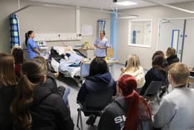 The Health and Social Care Academy at the University Hospital of Hartlepool hosted an NHS careers event.