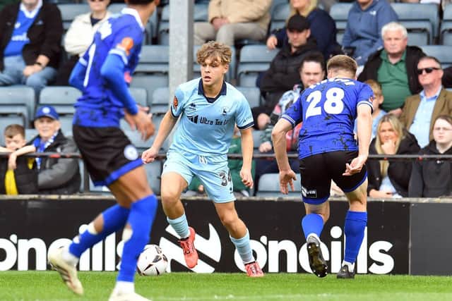 Had his first taste of senior football in December's FA Trophy defeat to Tamworth and was handed his National League debut as a late substitute in last month's defeat to Rochdale.