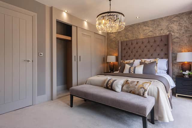 A bedroom of the Highgate Meadows show home at Dalton Piercy near Hartlepool.