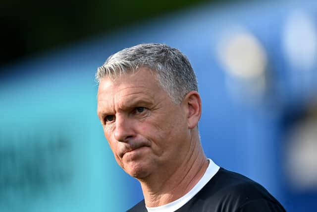John Askey was left hugely disappointed by Hartlepool United's defeat at Oxford City. Picture by FRANK REID